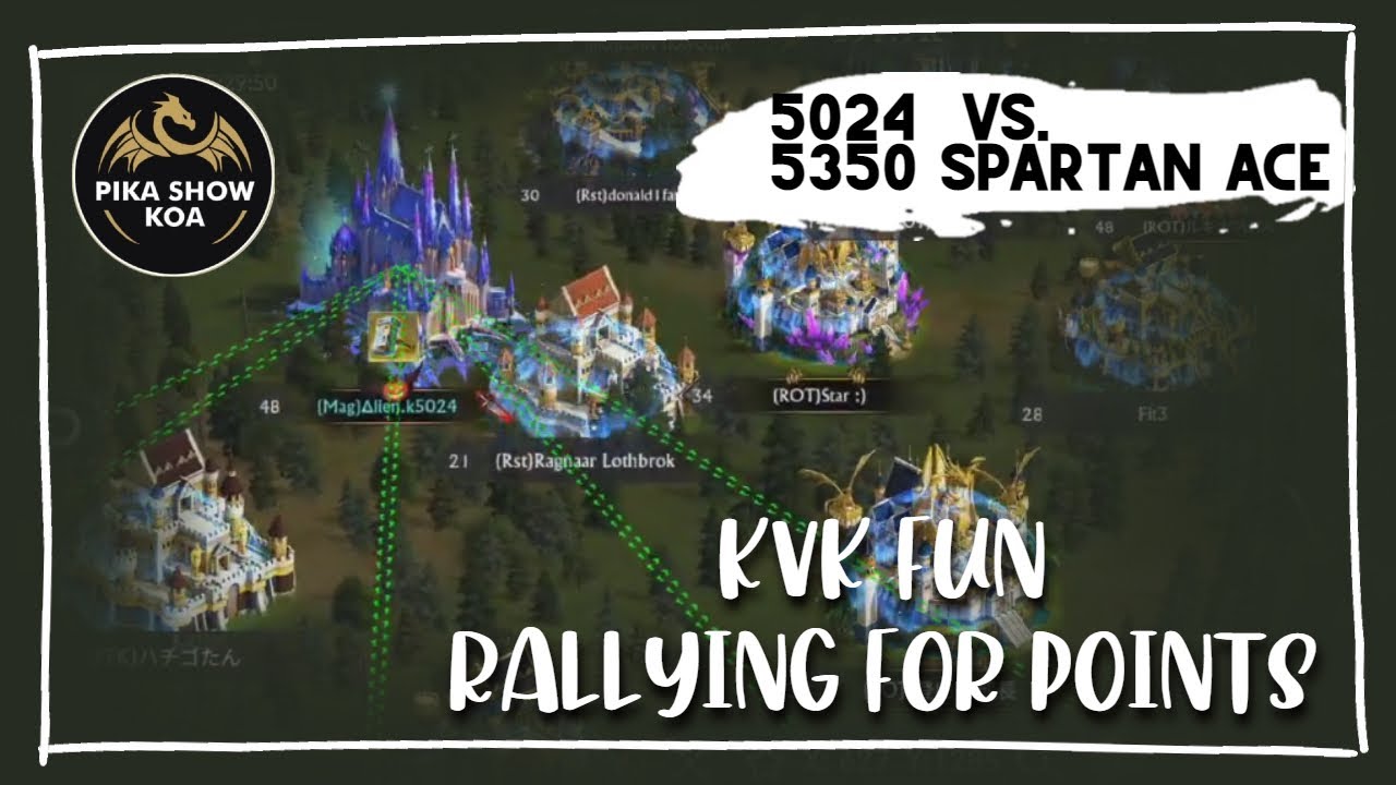 KVK FUN RALLYING FOR POINTS 5024 VS 5350 Spartan Ace King Of Avalon kvk-fun-rallying-for-points-5024-vs-5350-spartan-ace-king-of-avalon