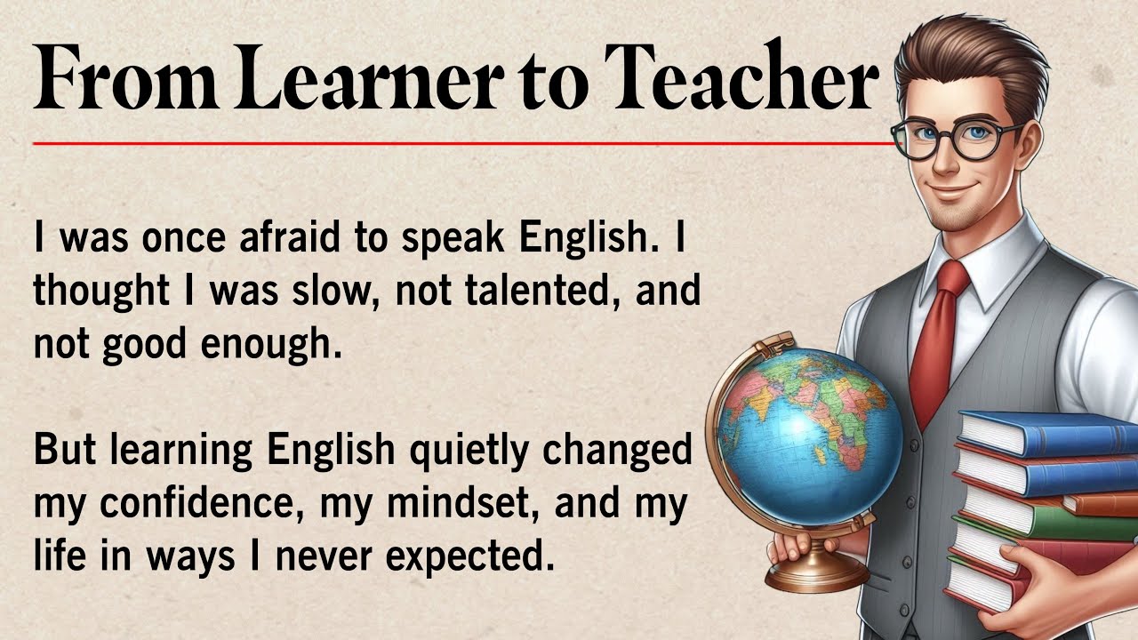 I Learned English, I Became a Teacher | Learn English Through Story | Level 3 Listening Practice 