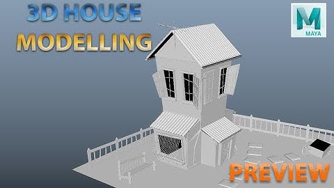 HOW TO MODEL A HOUSE (PREVIEW) |Autodesk Maya|