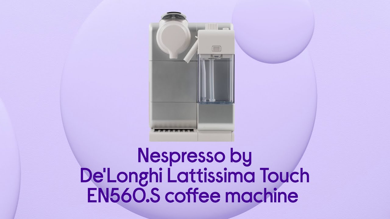 交渉可　Nespresso Lattissima Touch Plus シルバー DeLonghi Nespresso Lattissima Touch Espresso Machine in Silver