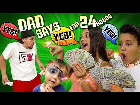 dad-says-yes-to-everything-kids-want-for-24-hours!-(if-kids-were-in-charge-challenge)