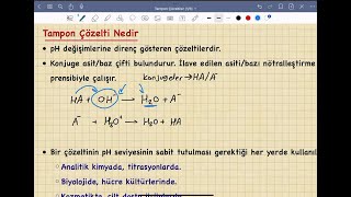 Tampon Çözeltiler 13 - Itik Kimya