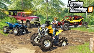 I SUNK MY NEW $20,000 CAN-AM RENEGADE! | (ROLEPLAY) FARMING SIMULATOR 2019