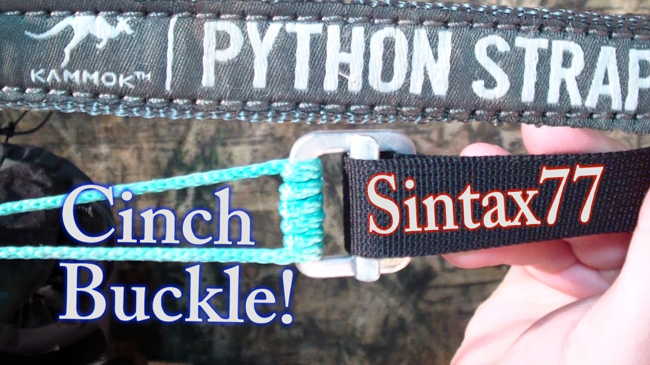 Python Straps vs Cinch Buckles Hammock Suspension System Choices