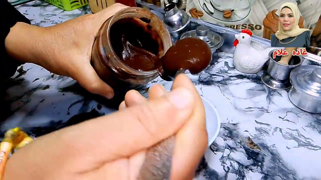 طريقه عمل شكولاته بديل النوتيلا شكولاته نوتيلا اقتصاديه✅👌🏻