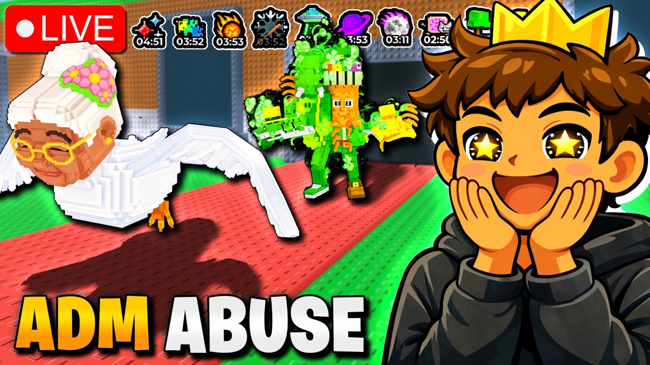EVENTO DE ADMIN ABUSE 😱 GRANNY BAZOOKA + BRAINROTS | ROUBE UM BRAINROT AO VIVO #roblox #brainrot