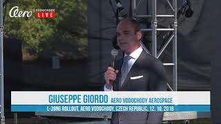 The L-39NG Rollout full ceremony