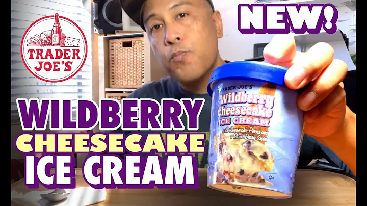 TRADER JOE’S NEW WILDBERRY CHEESECAKE ICE CREAM | SNACK REVIEW