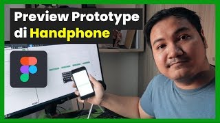 Preview Prototype di Smartphone dengan Figma Mirror