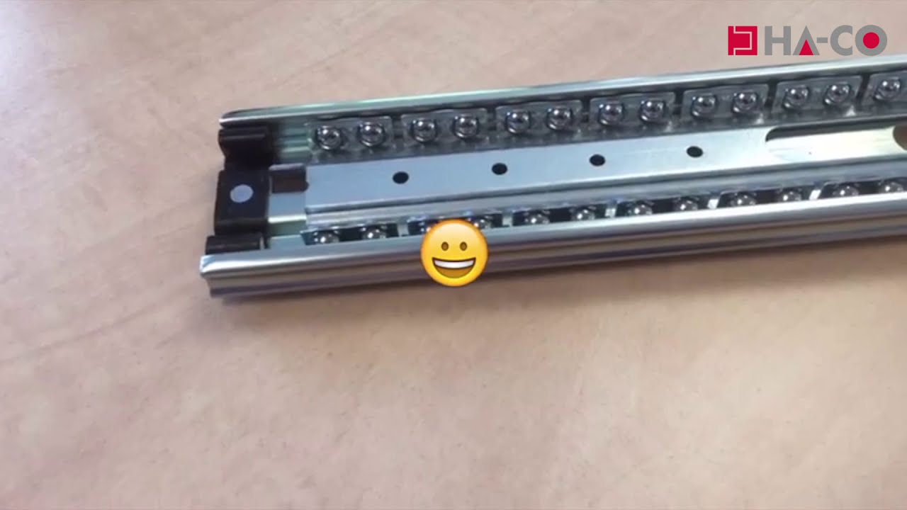 Teleskopschiene bis 160kg mit Frontschnelltrennung - Accuride 7957