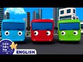 10 Little Buses- Let's learn English! - Little Baby Bum | अंग्रेजी सीखिये