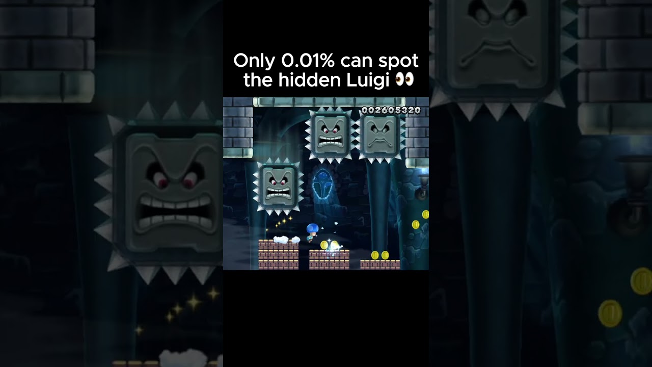 Only 0.01% can spot the hidden Luigi 👀 