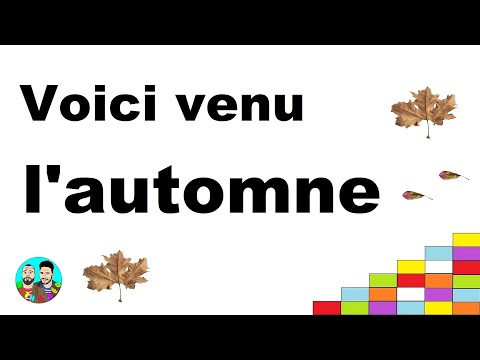 Chanson Voici Venu L Automne Math Léo