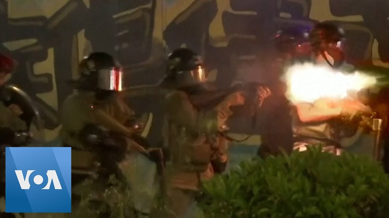 trump amazonia Hong Kong Police Clear Out Protest With Tear Gas
