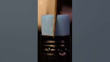 Pencil eraser cutting with knife ASMR Close up Macro #shorts #satisfying  #macro #closeup #asmr