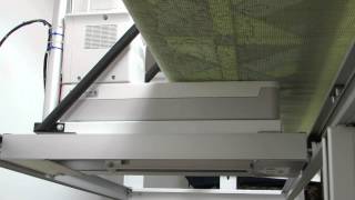 Pfaff Grand Quilter & Inspira Frame - View of Bottomside While Quilting