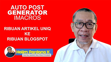 Imacros Script Auto Post Generator | Ribuan Artikel | Ribuan Blogspot