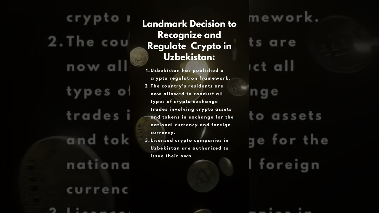 Uzbekistan Embraces Cryptocurrency: A New Era for Digital Currencies #crypto  #breakingnews - YouTube