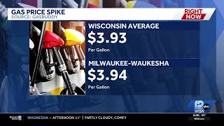 Gas price spike in Wisconsin