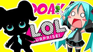 Anime LOL Hatsune Miku - Custom Lol Surprise Dolls | OOAK