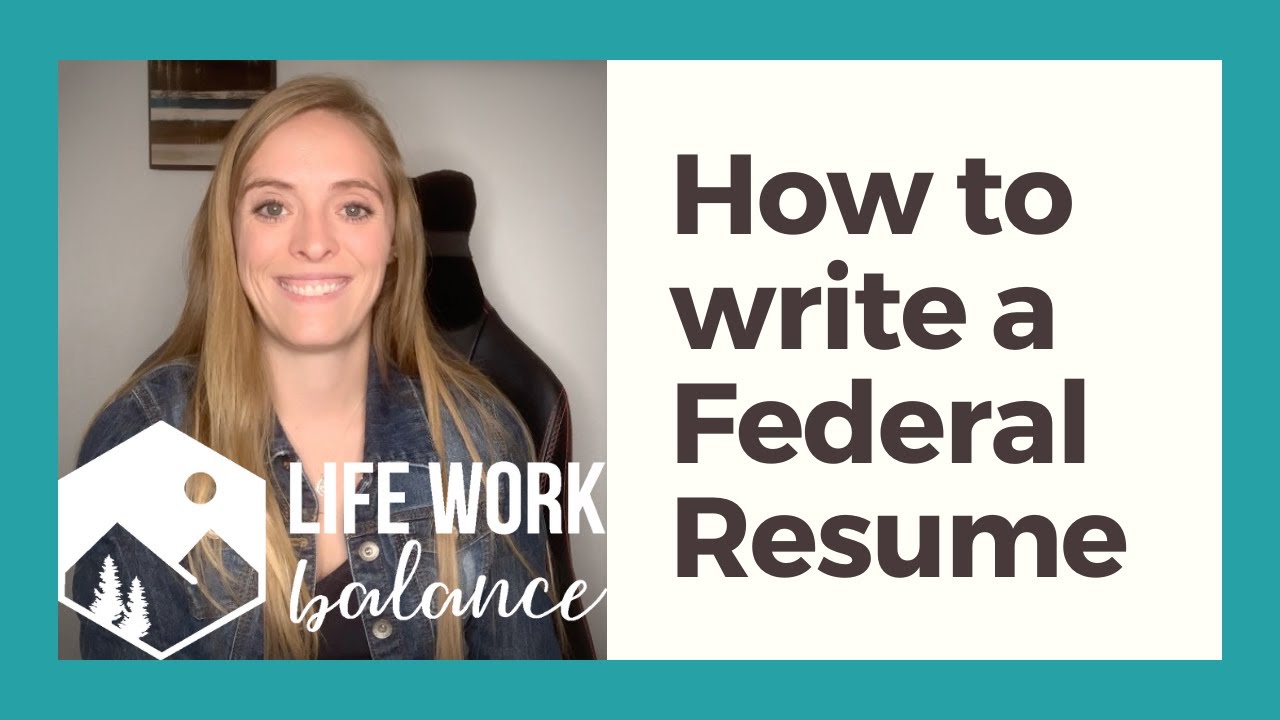 federal resume writing youtube