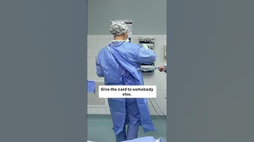 How to Don Sterile Gowns and Gloves in the Operating Room pt. 3 #meded #surgtech #surgeon #OR