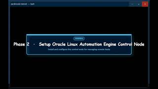 Write a Playbook with Oracle Linux Automation Engine