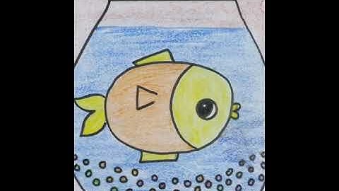 #class- 4th# Art and craft# 🐠 fish draw and colour#