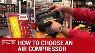 How To Choose An Air Compressor - Ace Hardware