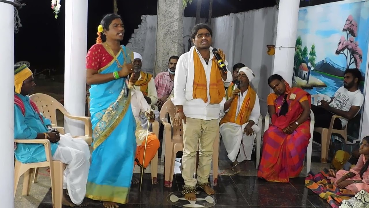 మల్లన్న జాతర 2022 బొంతపల్లి Night Oggu katha Part-4
