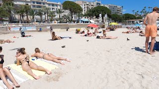 Cannes: France 4k  Beachwalk 20/06/2023