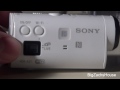 Mini Sony Action Cam Adjusting Settings Explained HDR-AZ1