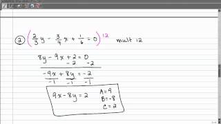 2-2 Linear Relations and Functions