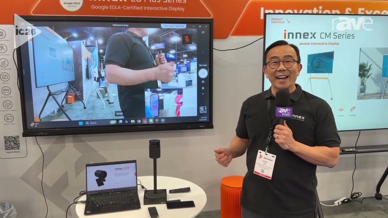 InfoComm 2026: FunTech Innovation Features Innex Omni 360 4K Conference Camera