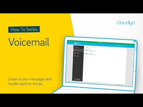 Cloudya How To: Voicemail (work with the cloud telephone system by NFON)