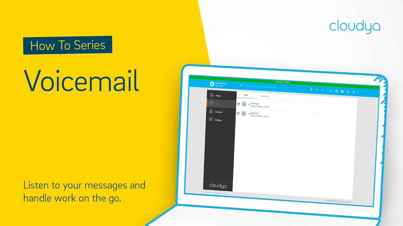 Cloudya How To: Voicemail (work with the cloud telephone system by NFON)