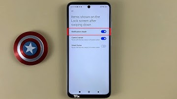 How to enable/disable Notification shade when swiping down on the lock screen on Xiaomi Redmi 10