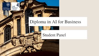 Diploma in Artificial Intelligence for Business Student Panel