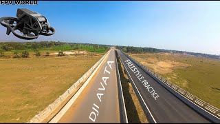 DJI AVATA - [M MODE] - STRONG WIND FLIGHT | FREESTYLE TRAVEL | FPV WORLD | FPV INDIA |