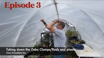 Episode 3 - Of Double Layer Greenhouse using Zebo Clamps. #DIY