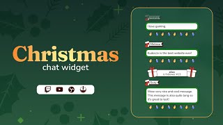 Christmas Twitch Chat Widget for StreamElements & OBS Studio screenshot 5
