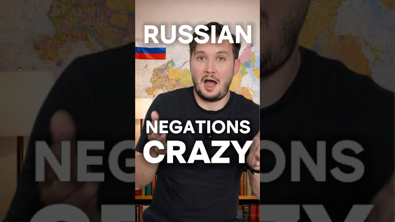 🇷🇺 Why does Russian need SO many negatives? 😵‍💫In English, one negative is enough.In Russian?