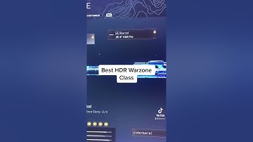Best HDR Warzone Class! #shorts