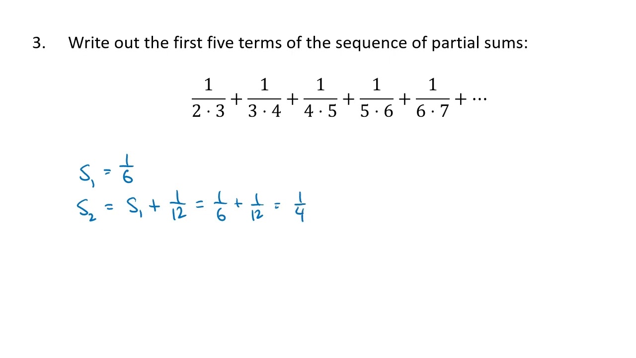 Infinite series 1 openstax calculus vol 2 section 5 2 youtube