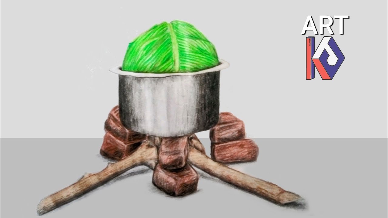 7 EASY WAYS OF DRAWING LOCAL FOOD COOKING PREPARATION