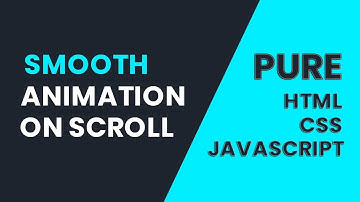 Animate Div / Element On Scroll | Learn JavaScript Code in just 8 mins