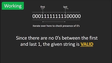 Check if a binary string has a 0 between 1s or not | GeeksforGeeks