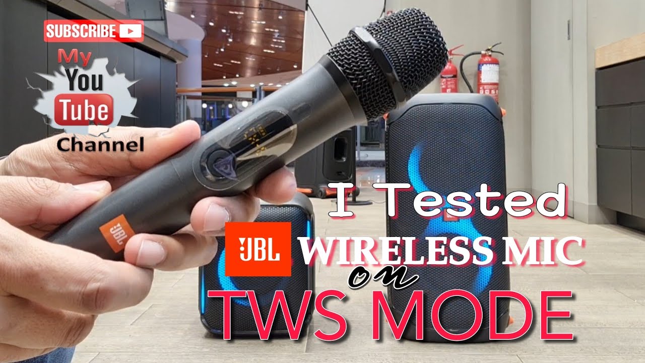 JBL Wireless Microphone Set - Set de 2 micros à main Bluetooth