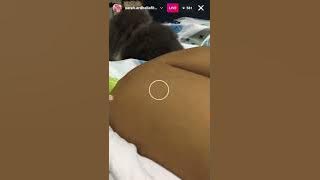 sarah goyang lucu di kamar live ig