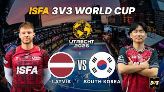LATVIA v SOUTH KOREA (Group D) | ISFA World Cup 2026 - 3v3 Street Football